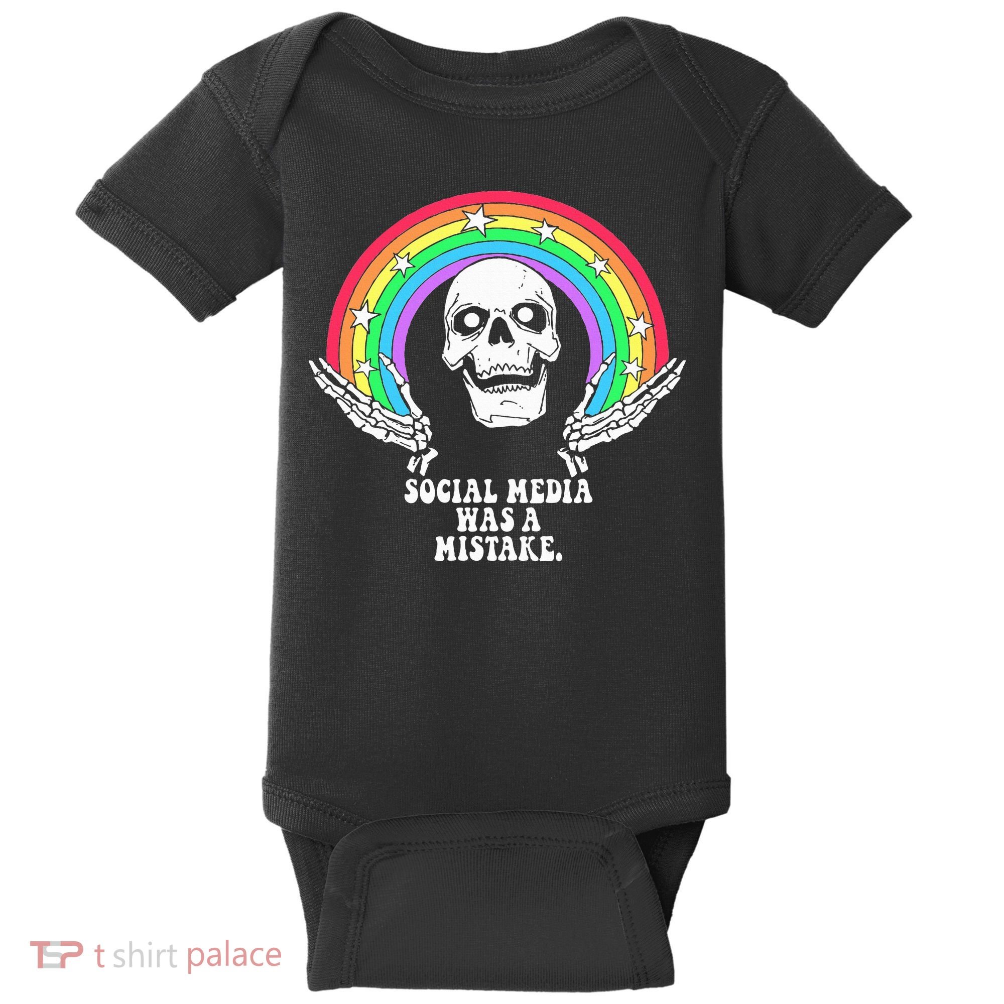 Social Media Was A Mistake Baby Bodysuit