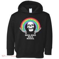 Social Media Was A Mistake Toddler Hoodie thumb 0