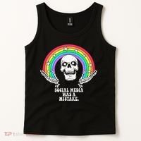 Social Media Was A Mistake Tank Top thumb 2