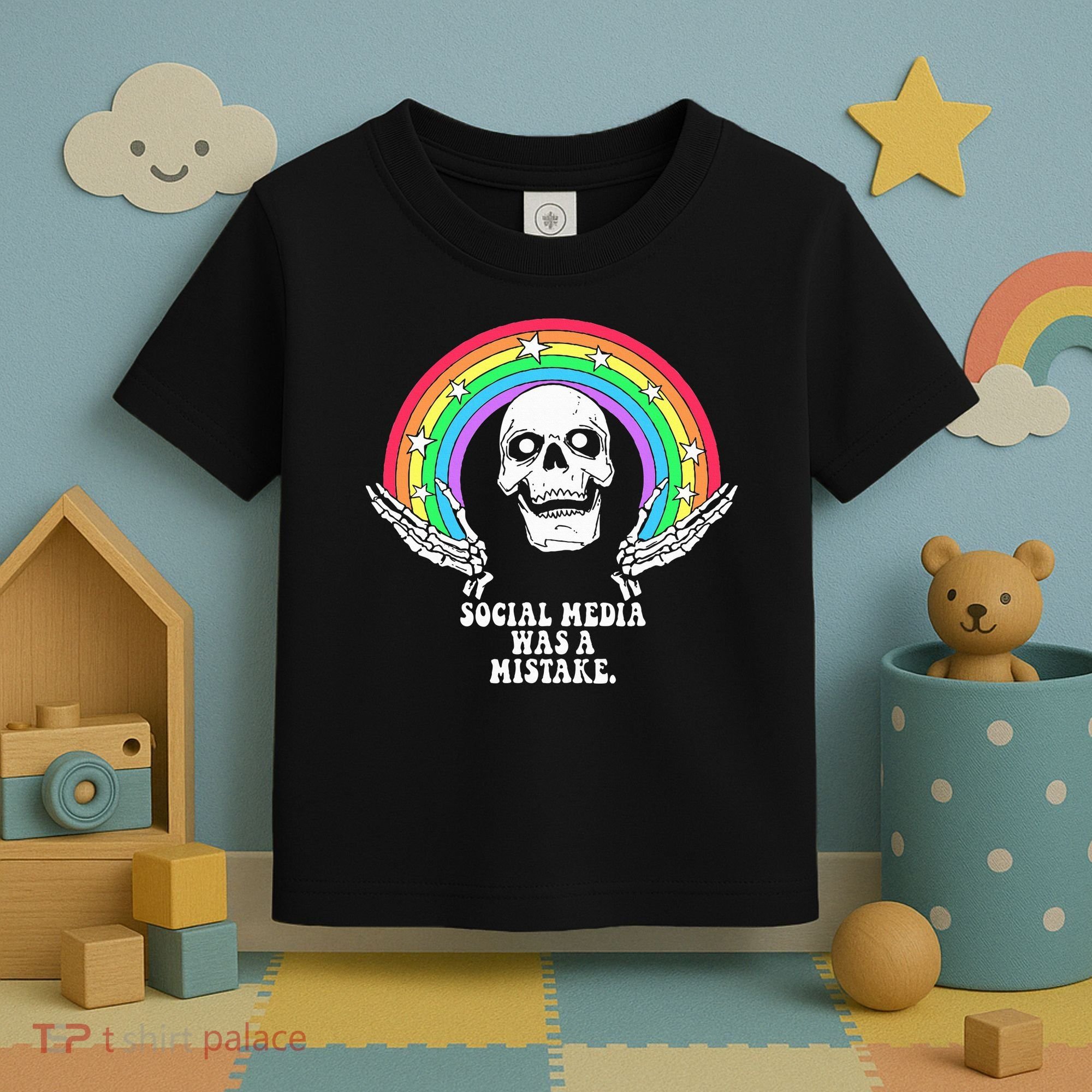 Social Media Was A Mistake Toddler T-Shirt