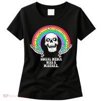 Social Media Was A Mistake Women's T-Shirt thumb 0