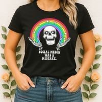 Social Media Was A Mistake Women's T-Shirt thumb 2