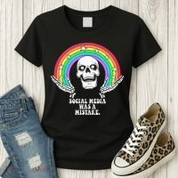 Social Media Was A Mistake Women's T-Shirt thumb 3