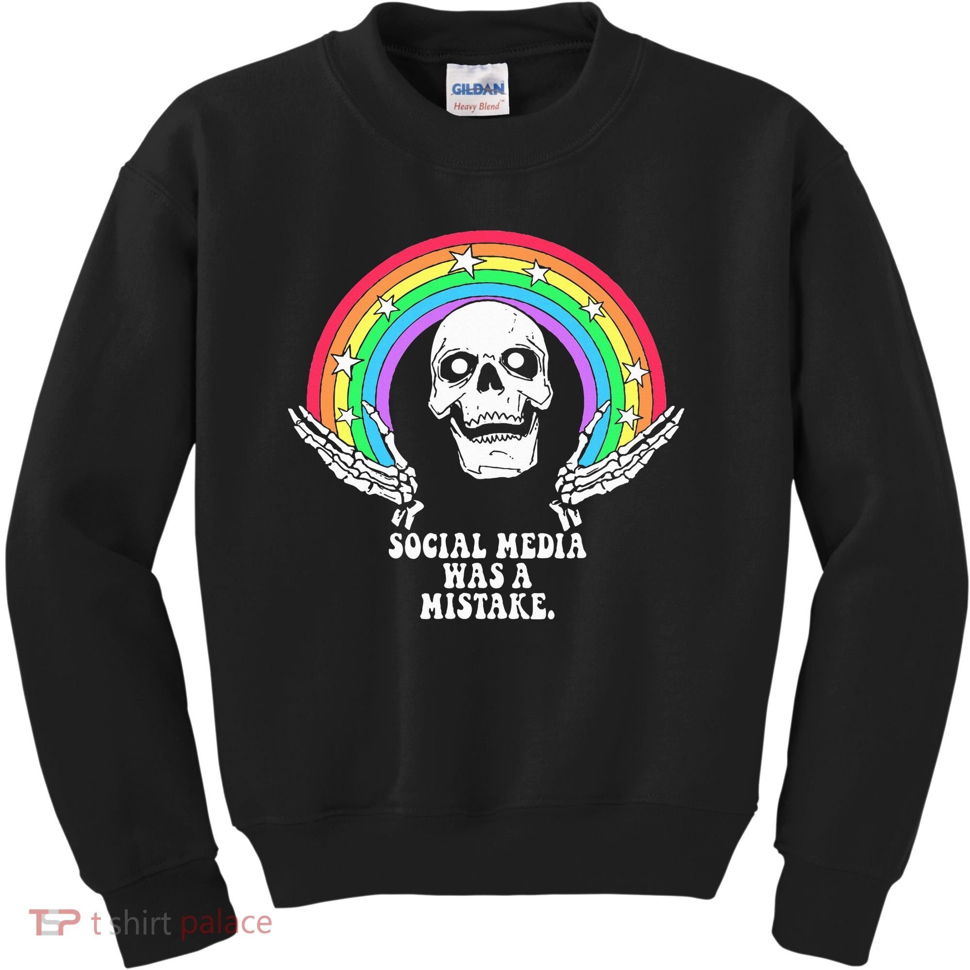Social Media Was A Mistake Kids Sweatshirt
