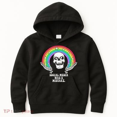 Social Media Was A Mistake Kids Hoodie