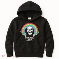 Social Media Was A Mistake Kids Hoodie thumb 0