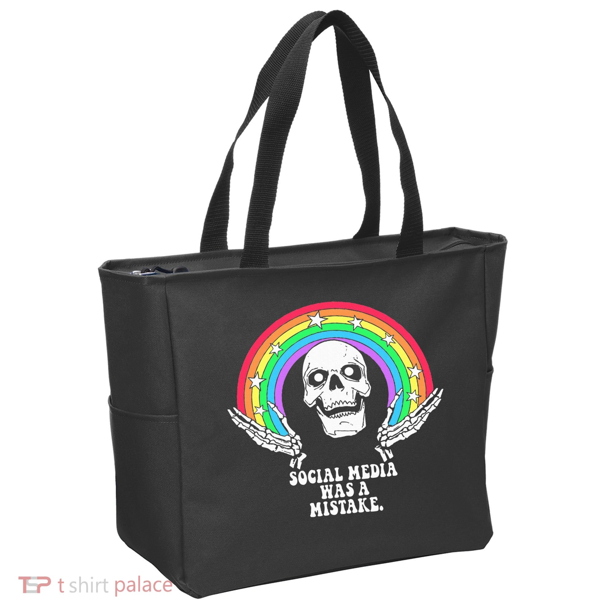 Social Media Was A Mistake Tote Bag