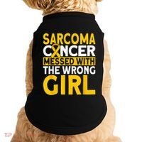 Sarcoma messed with the wrong girl Sarcoma Cancer Doggie Tank thumb 0