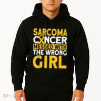 Sarcoma messed with the wrong girl Sarcoma Cancer Hoodie thumb 2