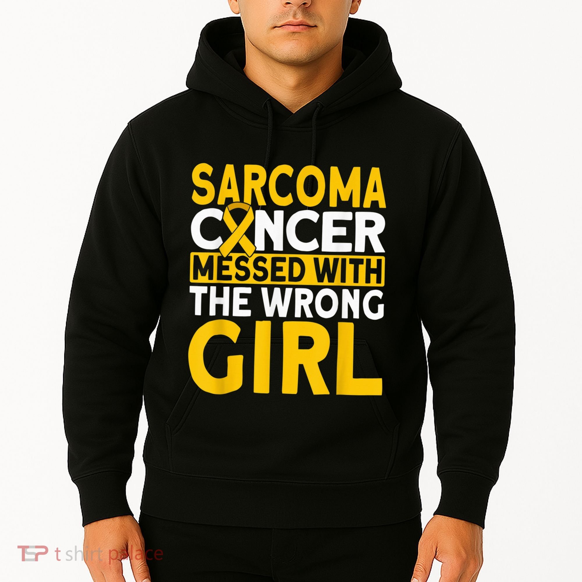 Sarcoma messed with the wrong girl Sarcoma Cancer Hoodie