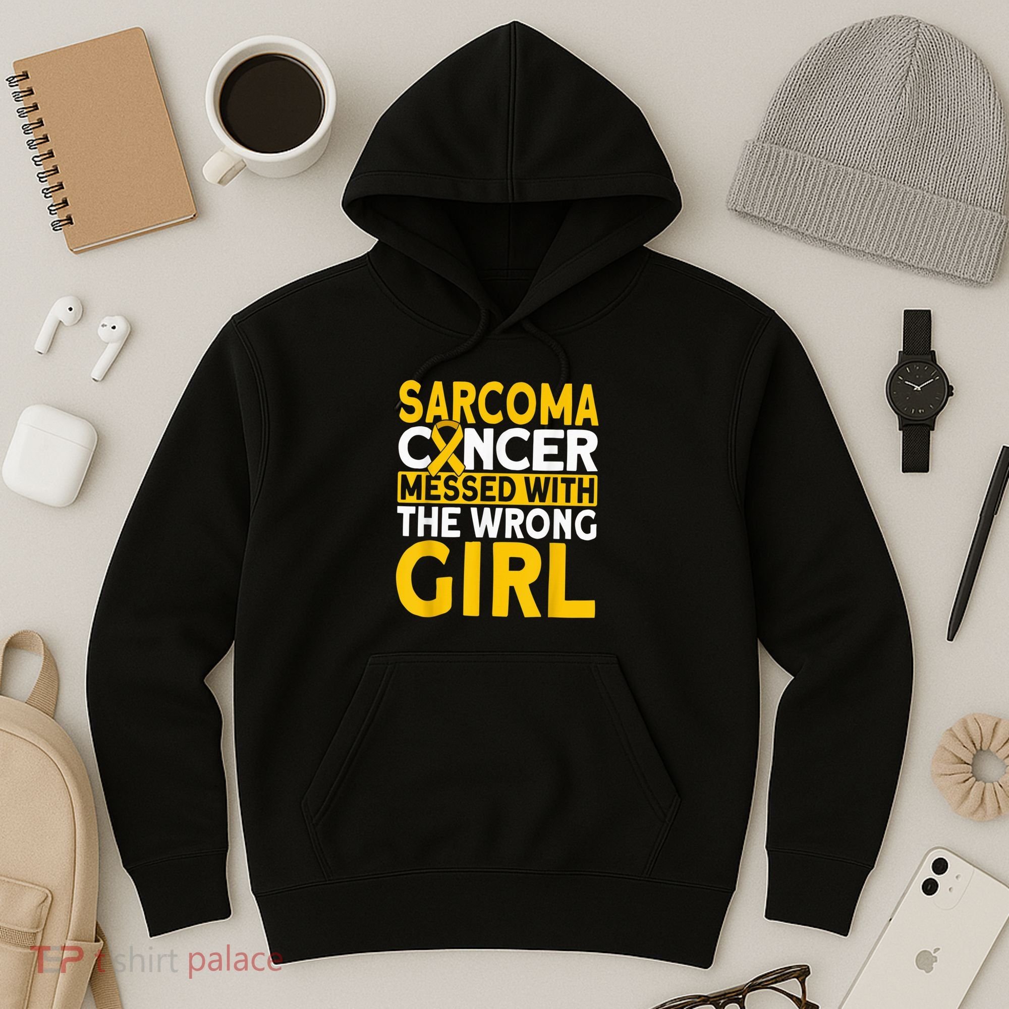 Sarcoma messed with the wrong girl Sarcoma Cancer Hoodie