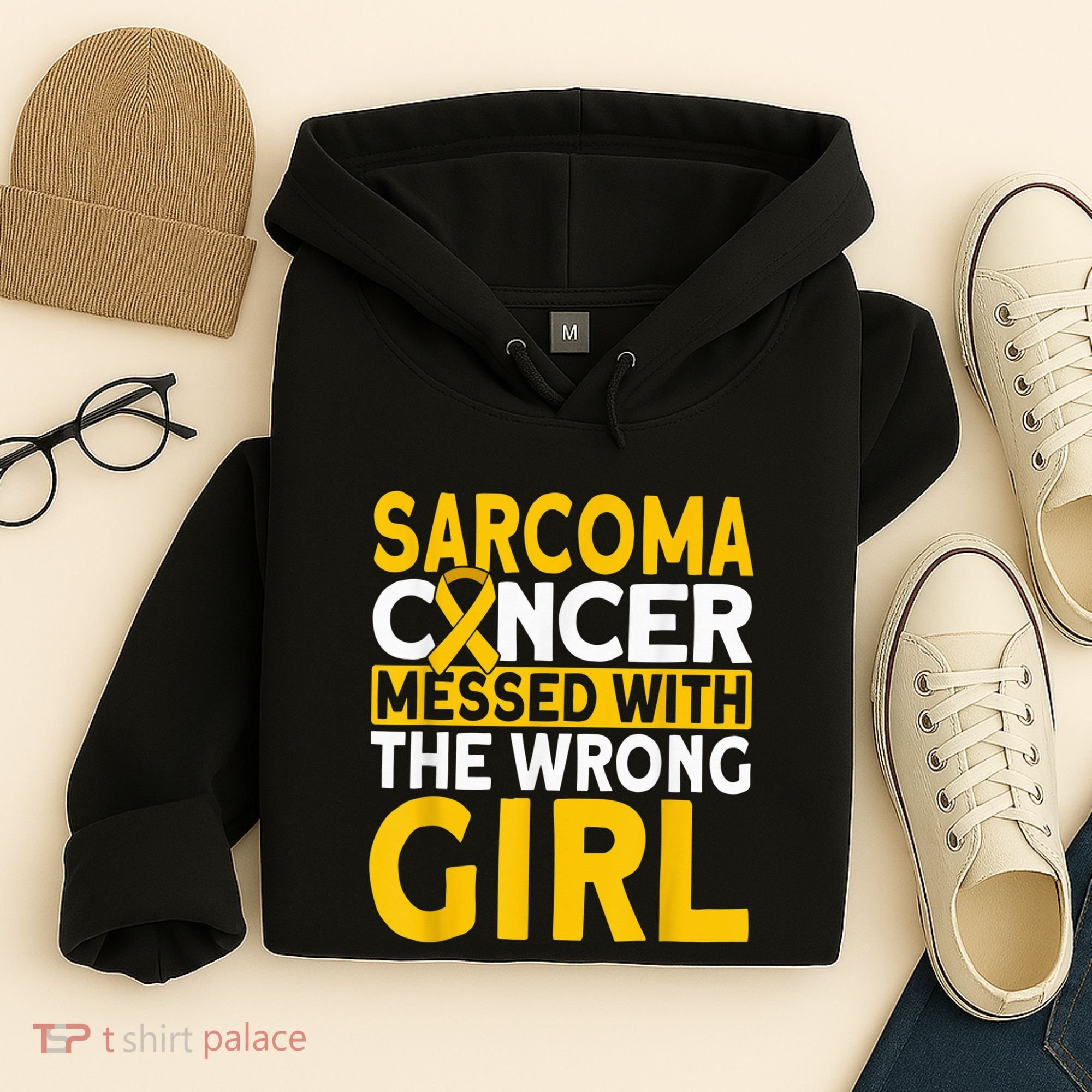 Sarcoma messed with the wrong girl Sarcoma Cancer Hoodie