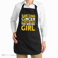 Sarcoma messed with the wrong girl Sarcoma Cancer Apron thumb 2