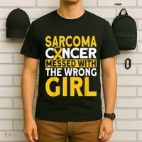 Sarcoma messed with the wrong girl Sarcoma Cancer T-Shirt thumb 6