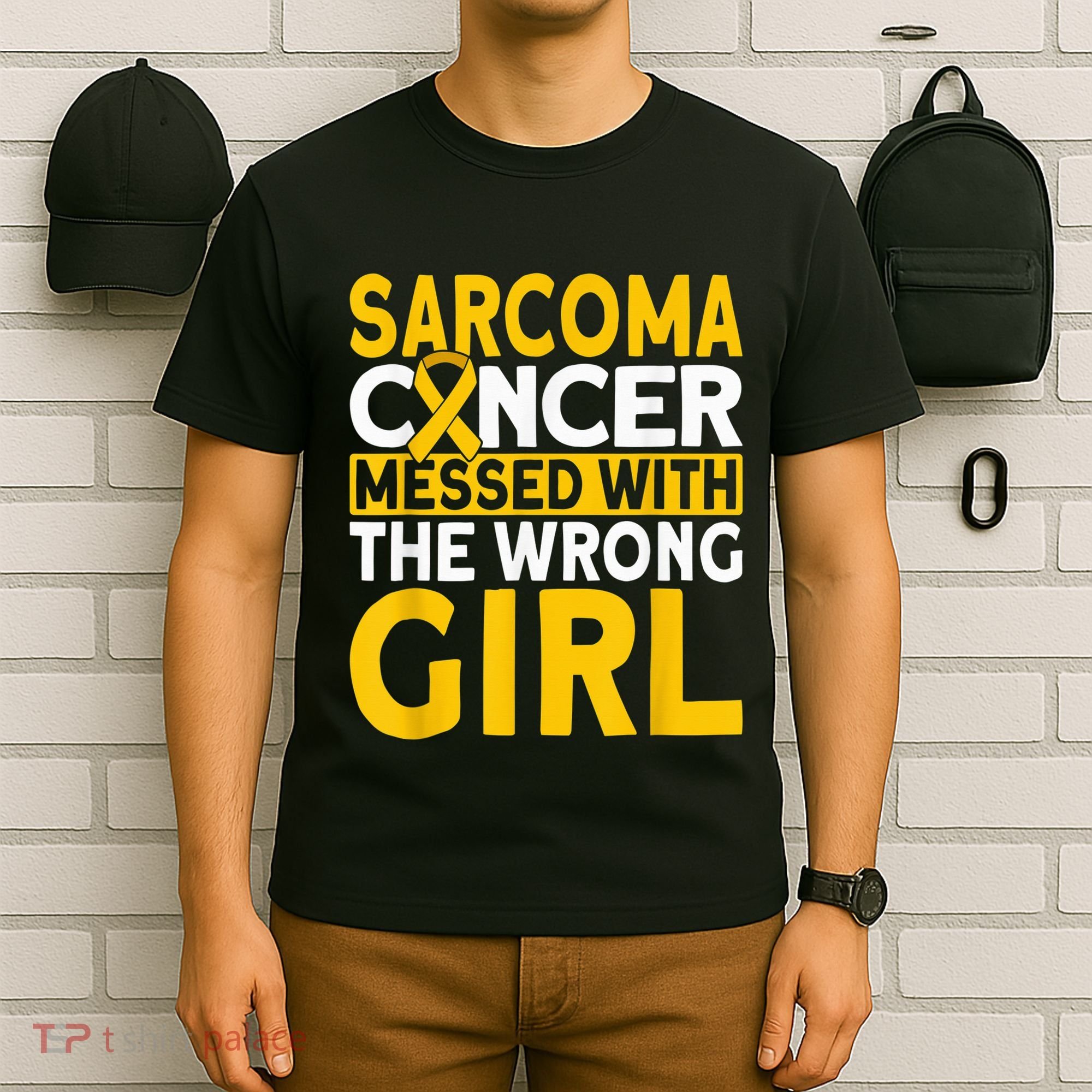 Sarcoma messed with the wrong girl Sarcoma Cancer T-Shirt