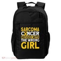 Sarcoma messed with the wrong girl Sarcoma Cancer Backpack thumb 0