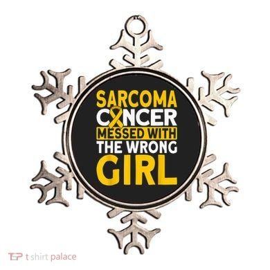 Sarcoma messed with the wrong girl Sarcoma Cancer Ornament