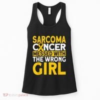 Sarcoma messed with the wrong girl Sarcoma Cancer Women's Tank Top thumb 0