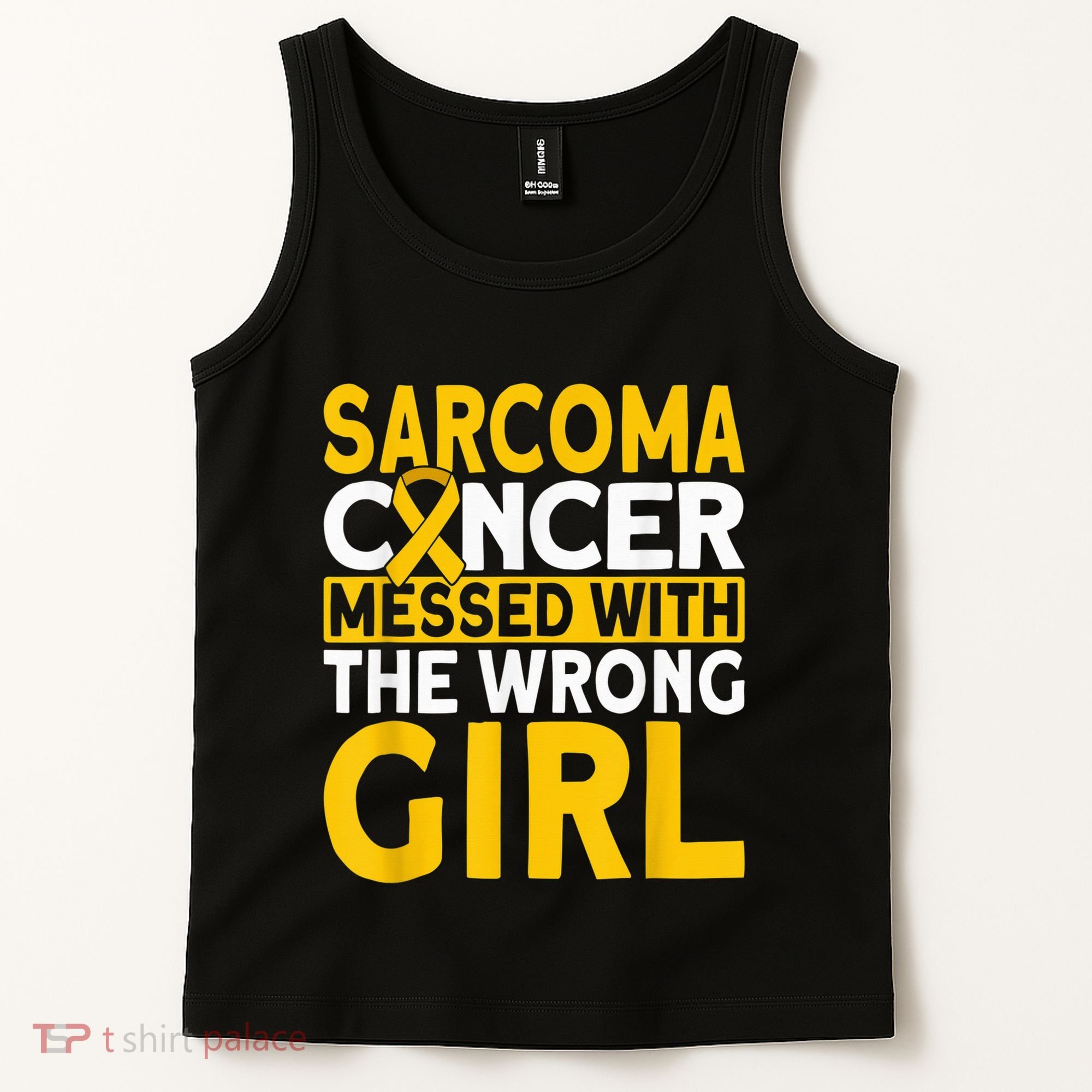 Sarcoma messed with the wrong girl Sarcoma Cancer Tank Top