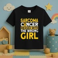 Sarcoma messed with the wrong girl Sarcoma Cancer Toddler T-Shirt thumb 3