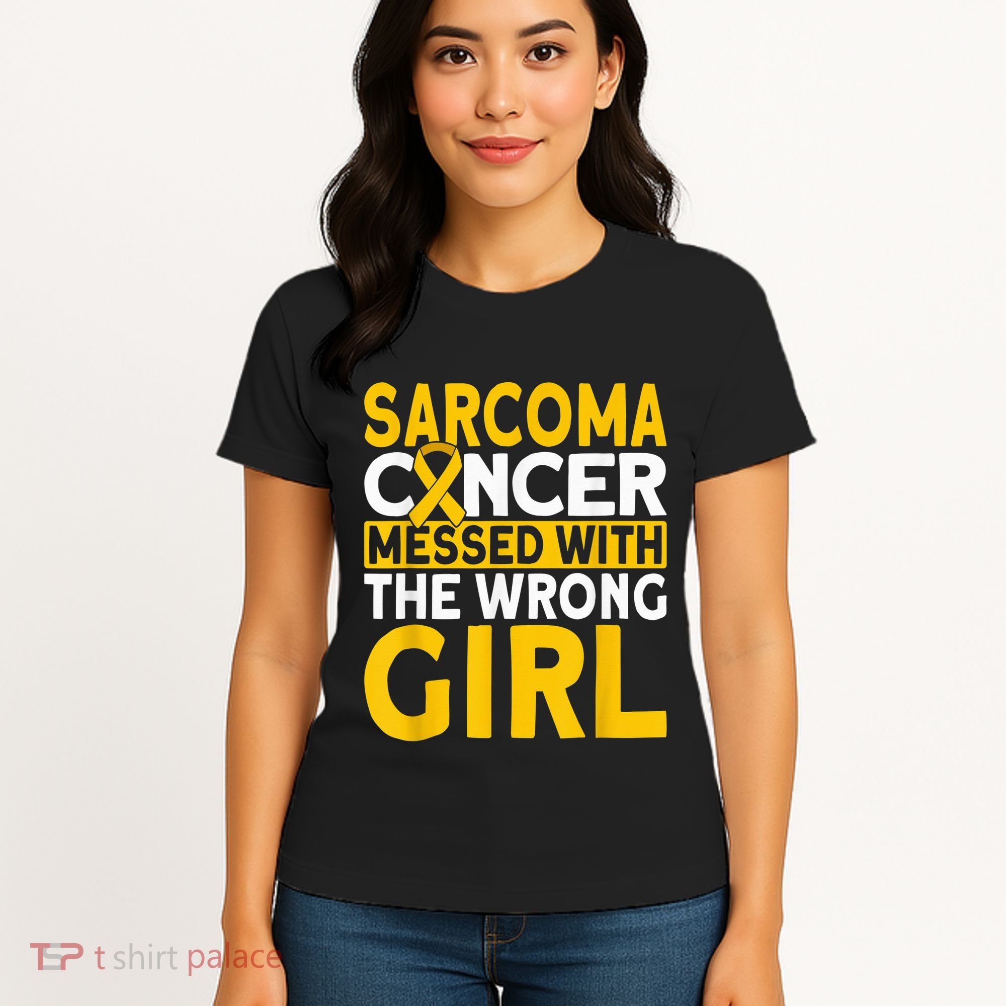 Sarcoma messed with the wrong girl Sarcoma Cancer Women's T-Shirt