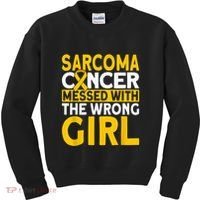 Sarcoma messed with the wrong girl Sarcoma Cancer Kids Sweatshirt thumb 0