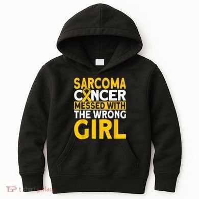 Sarcoma messed with the wrong girl Sarcoma Cancer Kids Hoodie