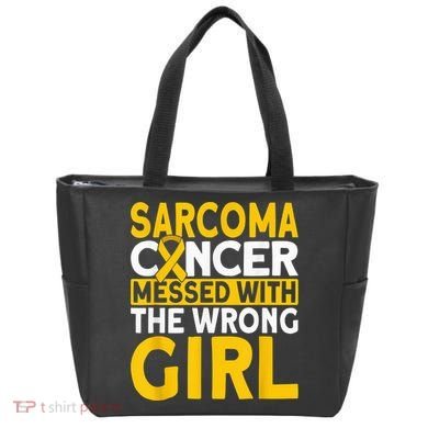 Sarcoma messed with the wrong girl Sarcoma Cancer Tote Bag