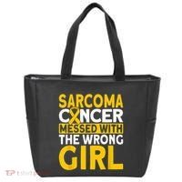 Sarcoma messed with the wrong girl Sarcoma Cancer Tote Bag thumb 0