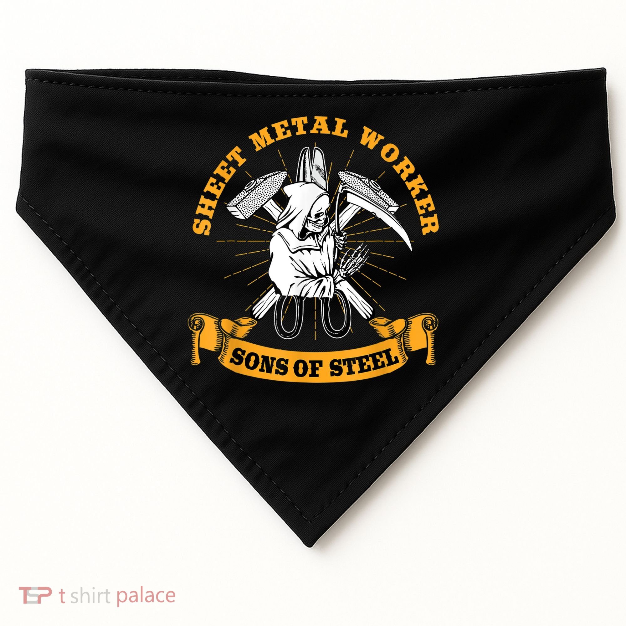 Sheet Metal Worker Funny Sons Of S L USA-Made Doggie Bandana