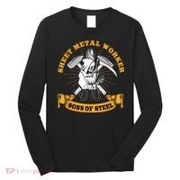 Sheet Metal Worker Funny Sons Of S L Long Sleeve Shirt thumb 0
