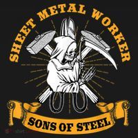 Sheet Metal Worker Funny Sons Of S L T-Shirt thumb 7