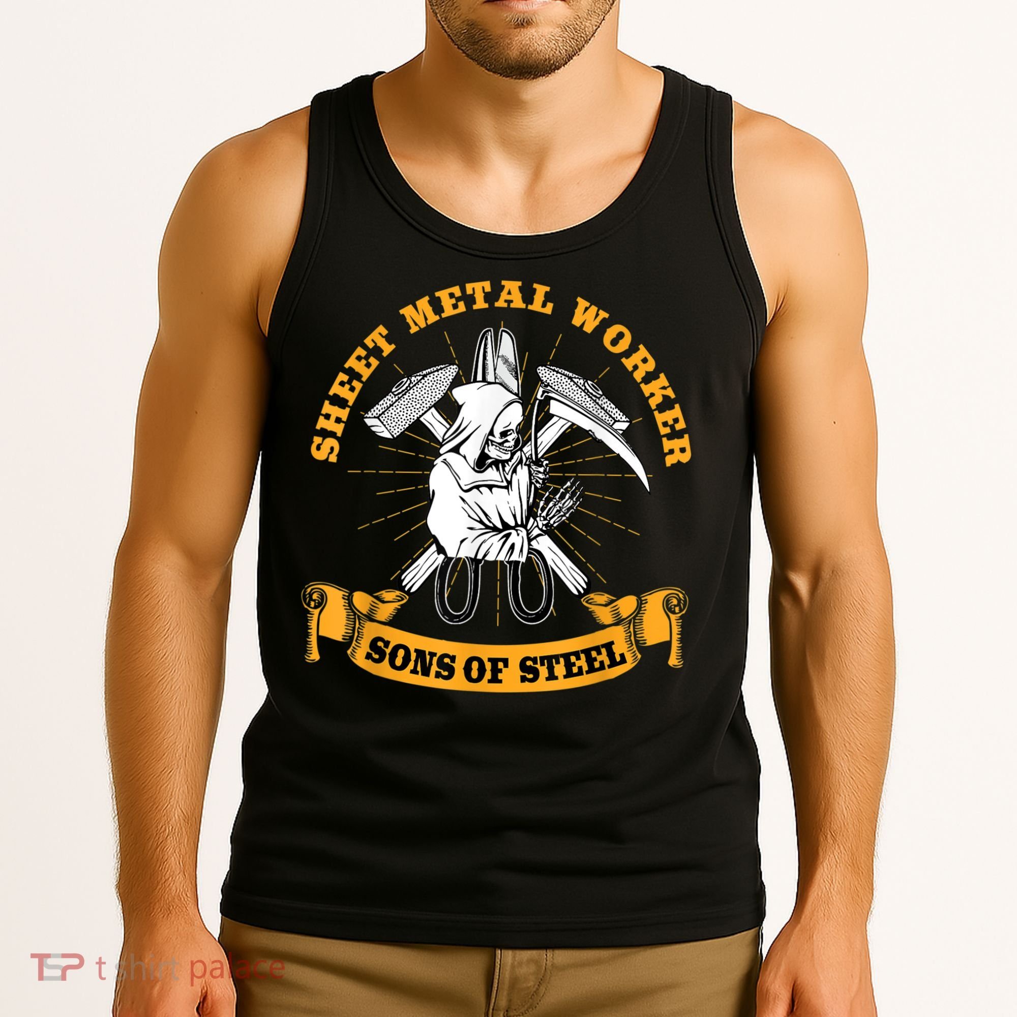 Sheet Metal Worker Funny Sons Of S L Tank Top