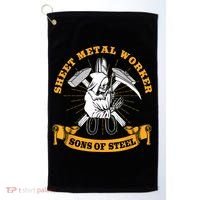 Sheet Metal Worker Funny Sons Of S L Golf Towel thumb 0
