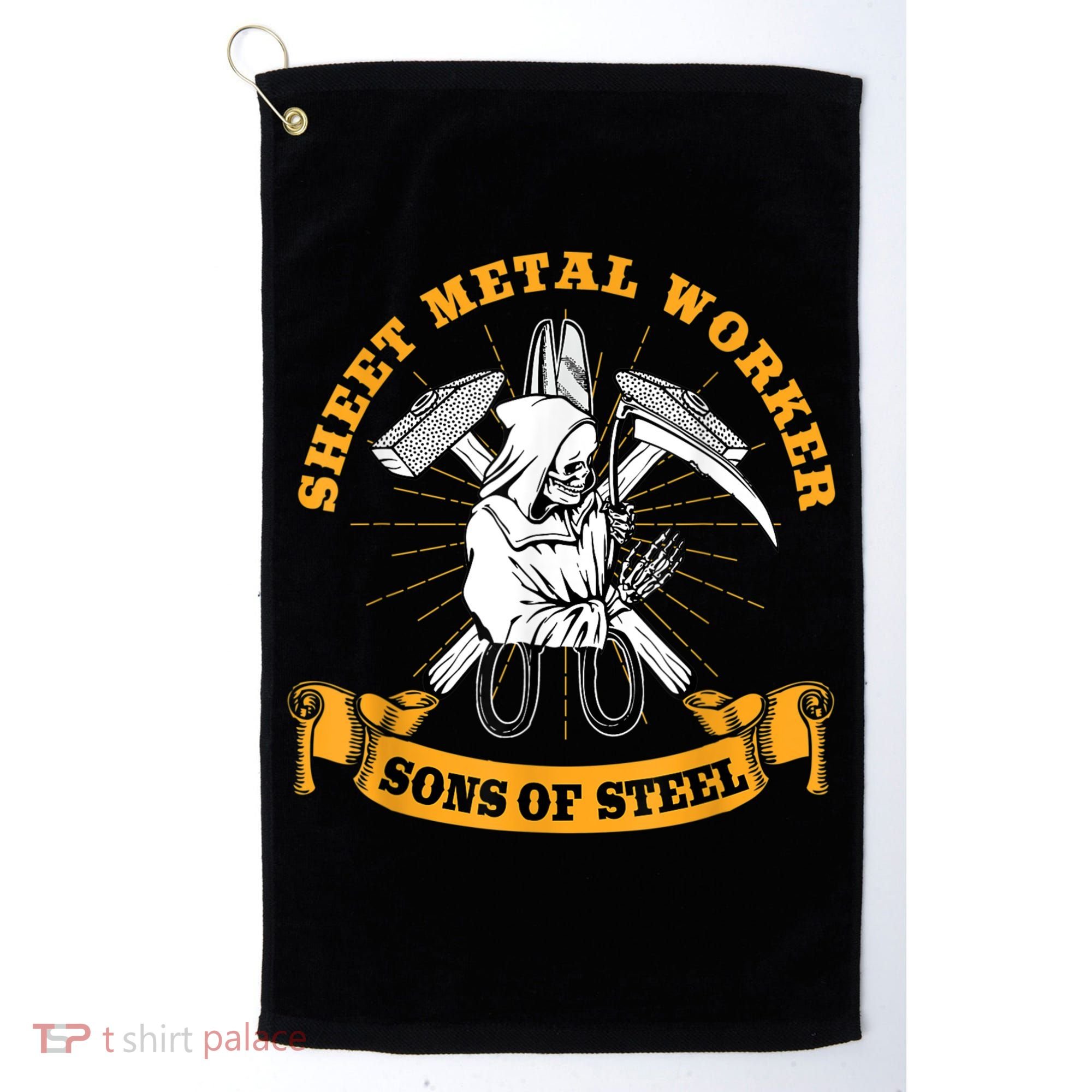 Sheet Metal Worker Funny Sons Of S L Golf Towel