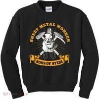Sheet Metal Worker Funny Sons Of S L Kids Sweatshirt thumb 0