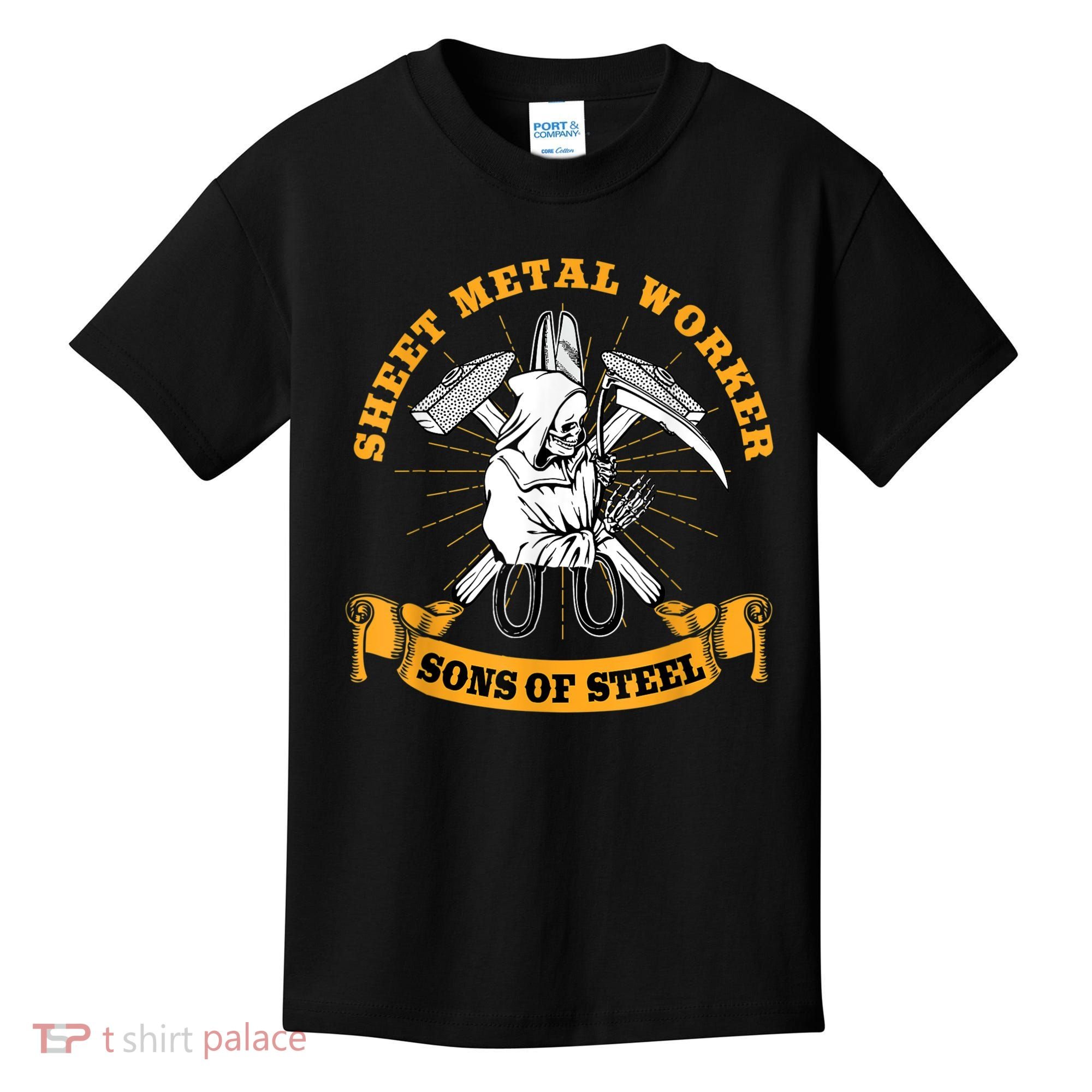 Sheet Metal Worker Funny Sons Of S L Kids T-Shirt