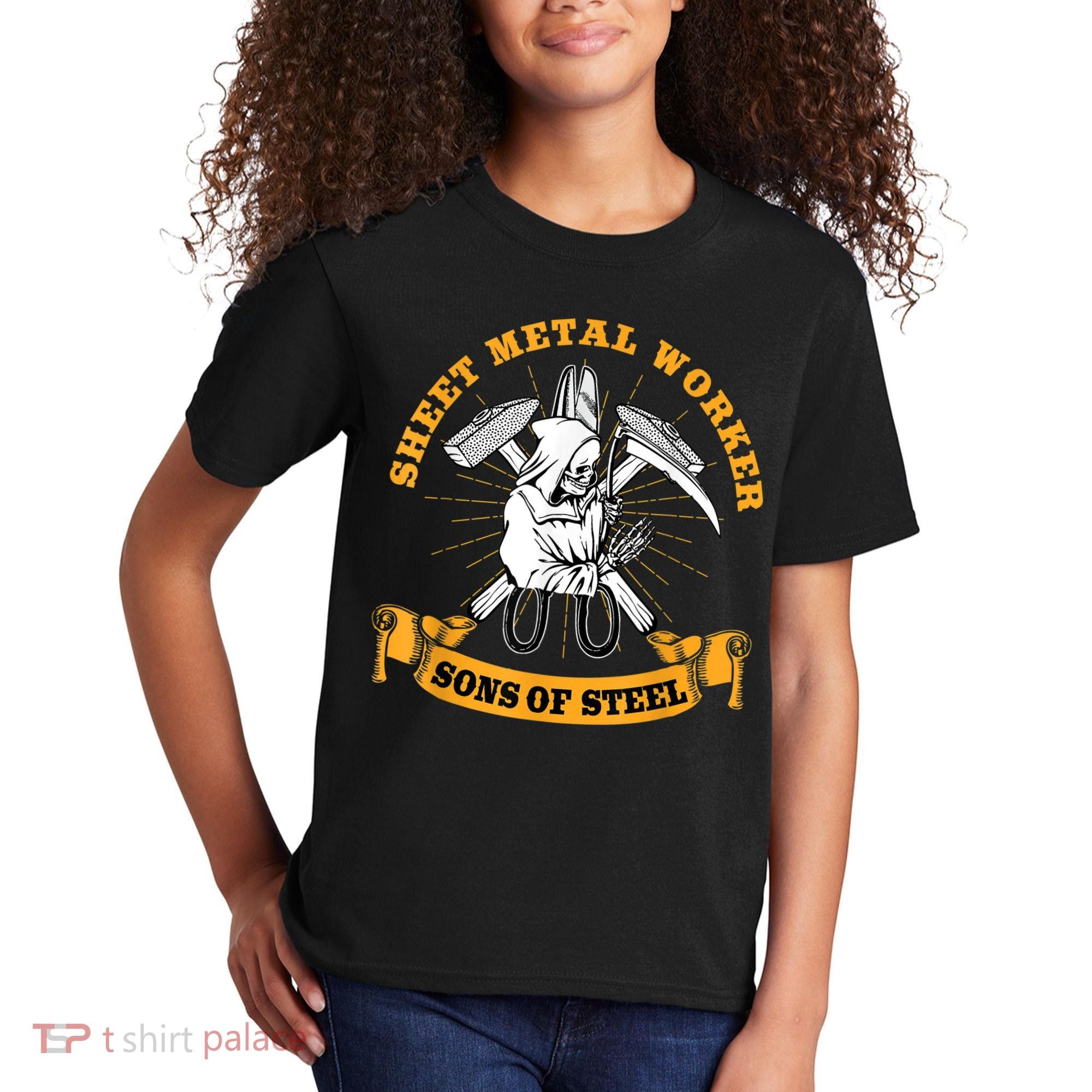 Sheet Metal Worker Funny Sons Of S L Kids T-Shirt