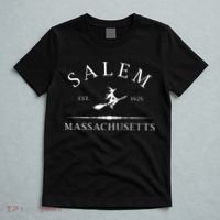 Salem Massachusetts Witch Est 1626 Letter T-Shirt thumb 5