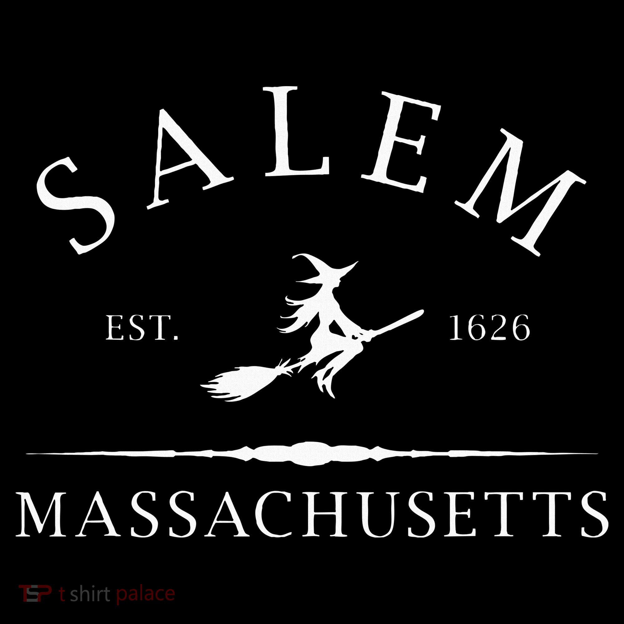 Salem Massachusetts Witch Est 1626 Letter Women's Hoodie