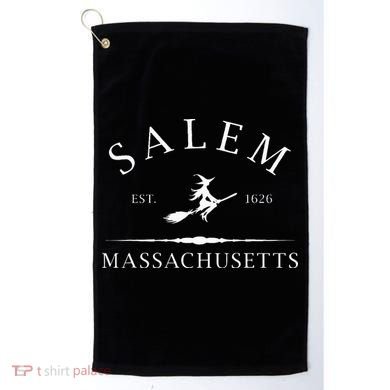 Salem Massachusetts Witch Est 1626 Letter Golf Towel