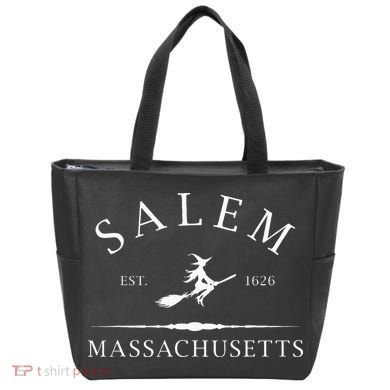 Salem Massachusetts Witch Est 1626 Letter Tote Bag