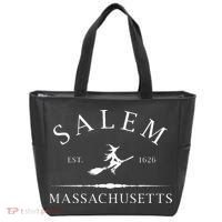 Salem Massachusetts Witch Est 1626 Letter Tote Bag thumb 0