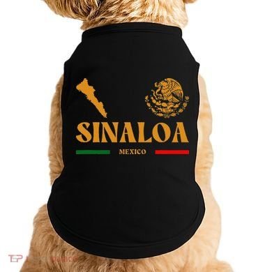Sinaloa Mexico With Mexican Emblem Sinaloa Doggie Tank