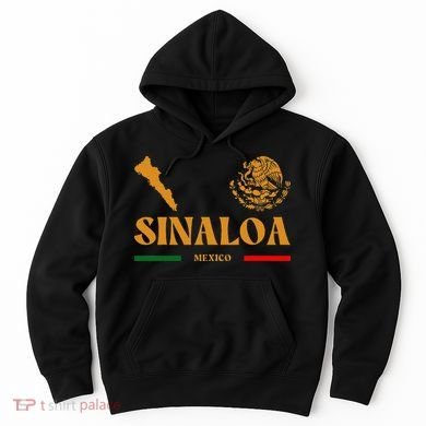 Sinaloa Mexico With Mexican Emblem Sinaloa Hoodie