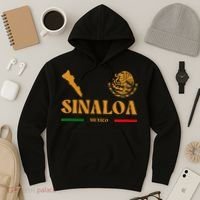 Sinaloa Mexico With Mexican Emblem Sinaloa Hoodie thumb 3