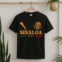 Sinaloa Mexico With Mexican Emblem Sinaloa T-Shirt thumb 2