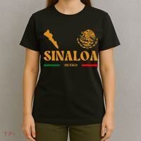 Sinaloa Mexico With Mexican Emblem Sinaloa T-Shirt thumb 4