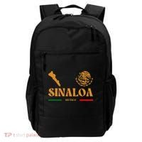 Sinaloa Mexico With Mexican Emblem Sinaloa Backpack thumb 0
