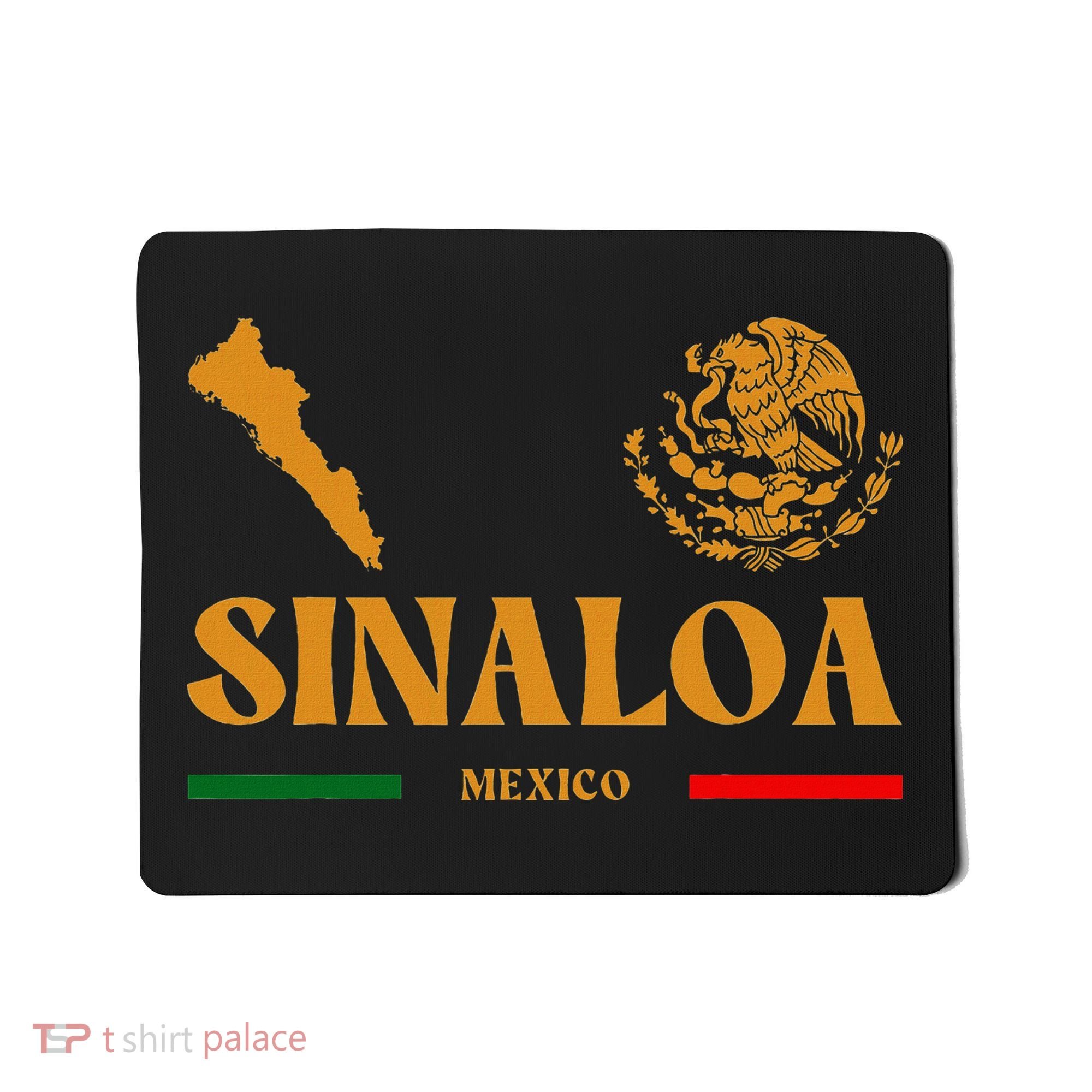 Sinaloa Mexico With Mexican Emblem Sinaloa Mousepad